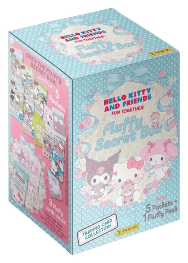 Hello Kitty and Friends Trading Cards Fluffy Secret Box - Damaged packaging