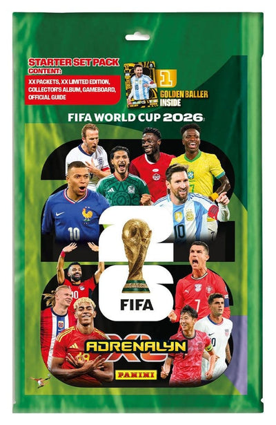 Panini FIFA World Cup 2026 Adrenalyn XL Trading Cards Starter Pack *German Version*