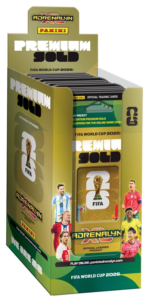 FIFA World Cup 2026 Trading Cards Premium Gold Box (10)