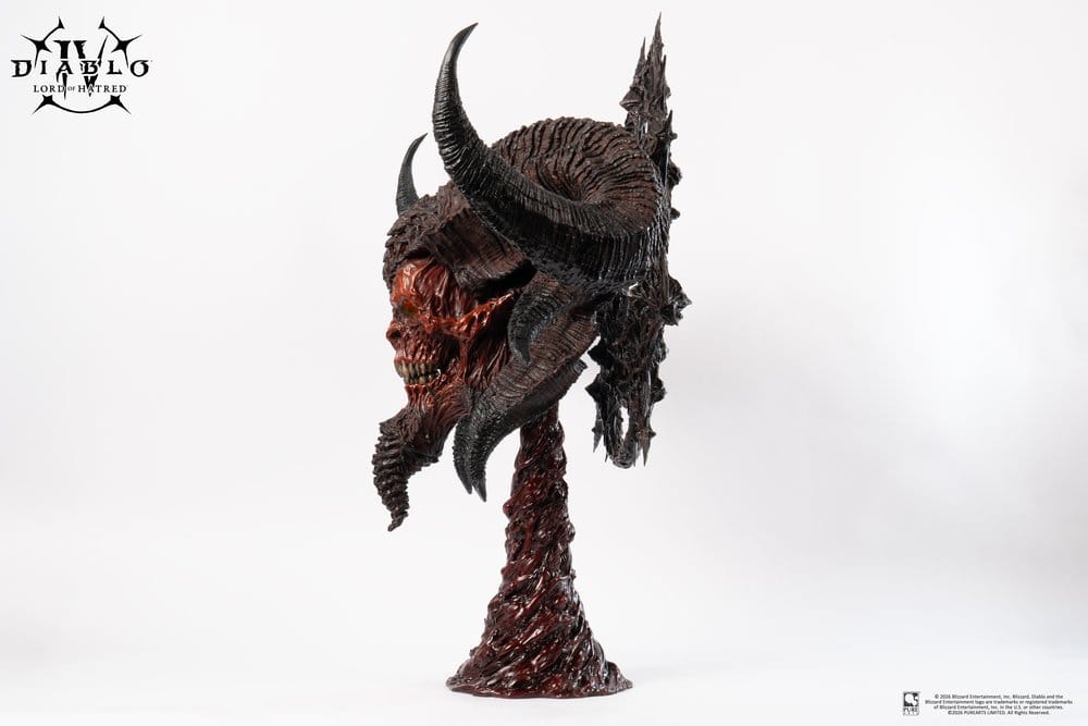 Diablo IV Art Mask Replica 1/1 Scale Lord of Hatred Mephisto 94 cm
