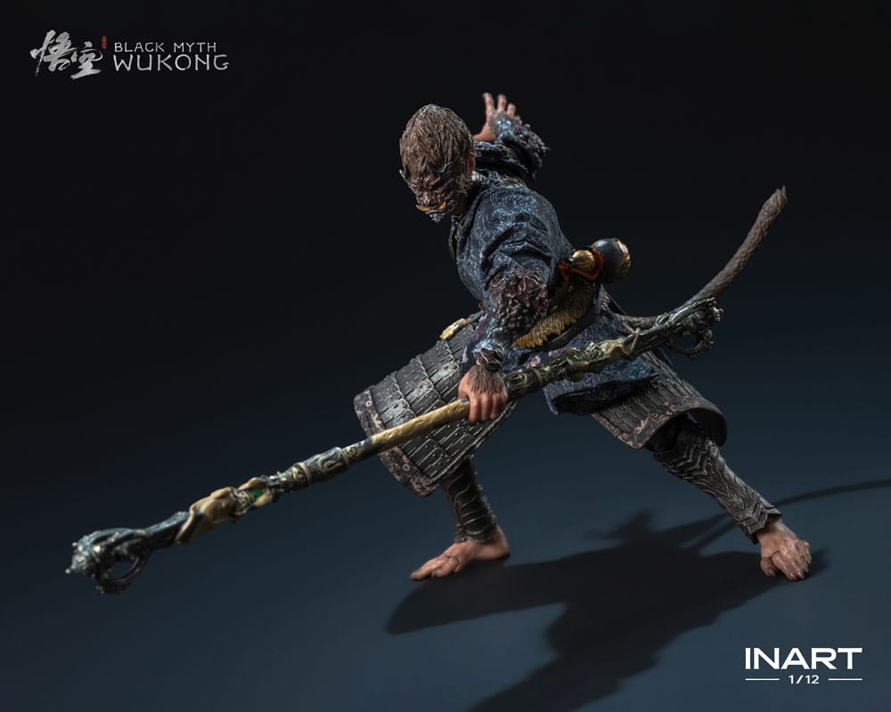 Black Myth: Wukong Action Figure 1/12 The Destined One in the Bronze Armor Set Deluxe Ver. 16 cm