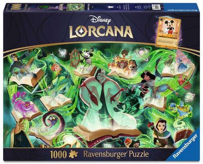 Disney Lorcana Jigsaw Puzzle Glimmers of the Realm: Emerald (1000 pieces) - Damaged packaging