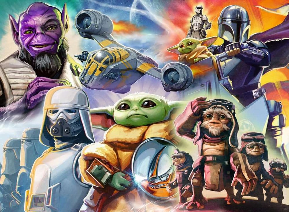 The Mandalorian and Grogu Jigsaw Puzzle (500 Pieces)