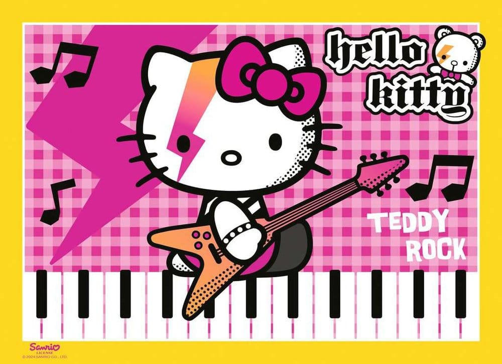 Hello Kitty Puzzle 4-Pack Let's Go, Hello Kitty! (4x100 Pieces) - Damaged packaging