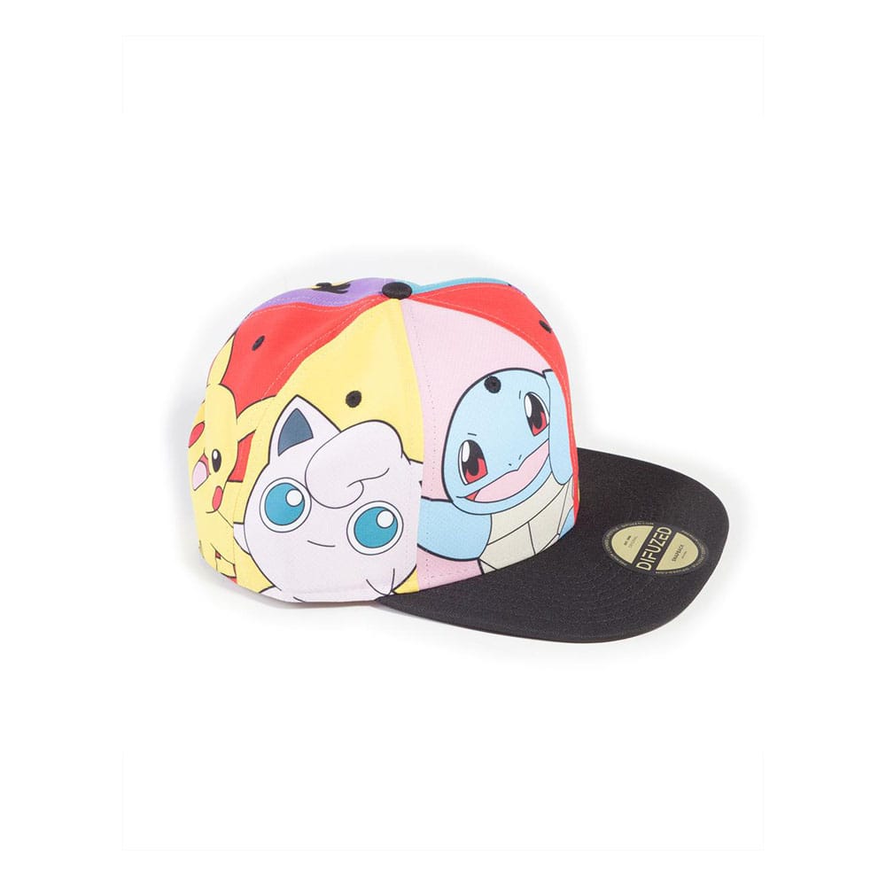 Pokémon Snapback Cap Multi Pop Art