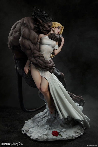 Original Artist Series Statue Beauty and the Beast by Maria Panfilova 46 cm