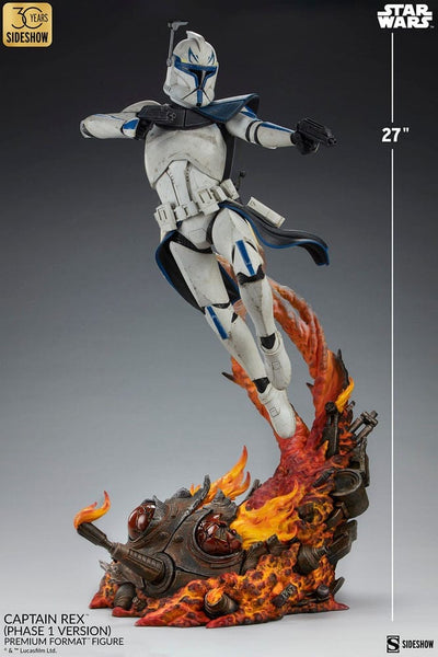 Star Wars Premium Format Figure Captain Rex (Phase 1 Version) Sideshow Exclusive 68 cm