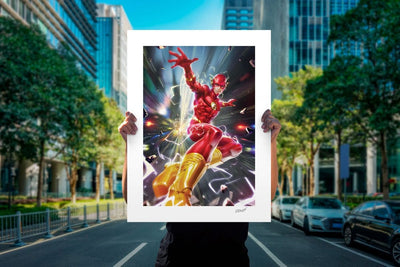 DC Comics Art Print The Flash 46 x 61 cm - unframed