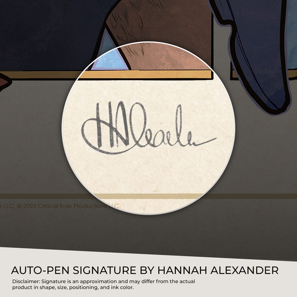 Critical Role Art Print Marisha Ray: 10th Anniversary Art Nouveau Illustrations 46 x 28 cm - unframed