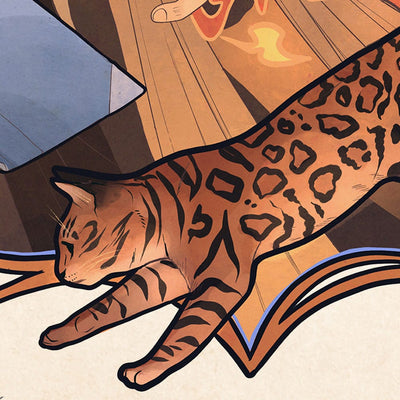 Critical Role Art Print Liam O'Brien: 10th Anniversary Art Nouveau Illustrations 46 x 28 cm - unframed