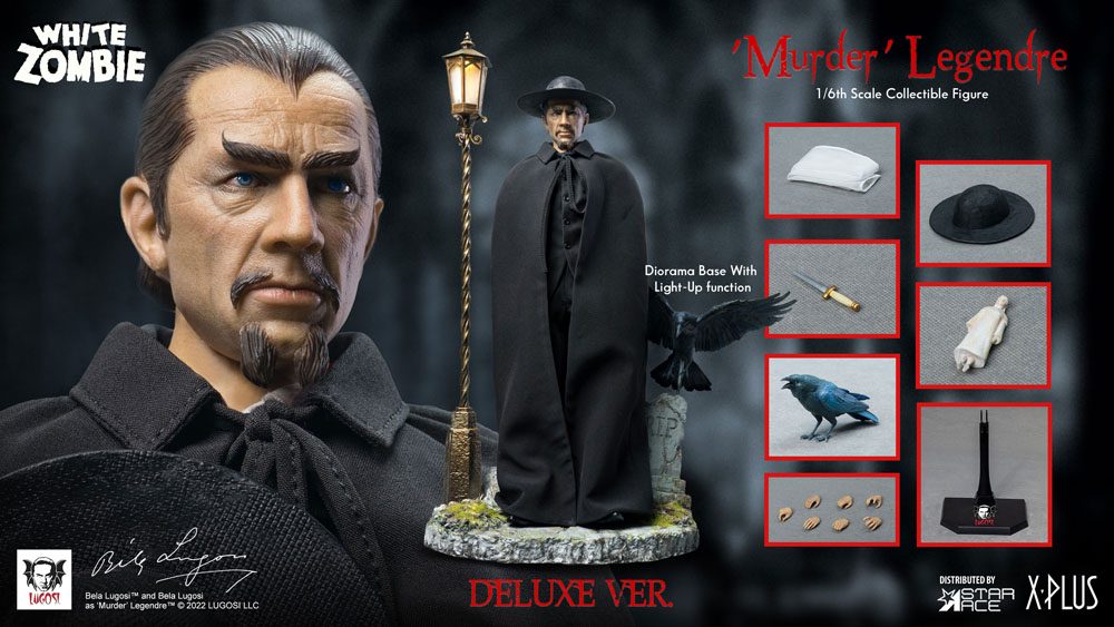 The White Zombie My Favourite Movie Action Figure 1/6 Murder Legendre (Bela Lugosi) Deluxe Ver. 30 cm