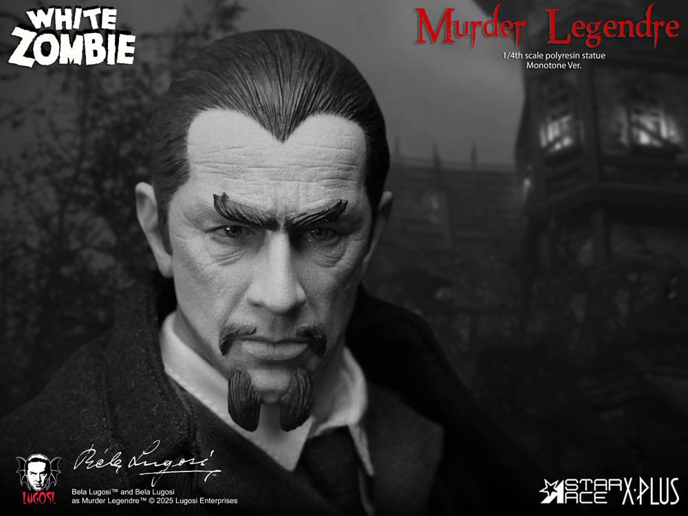 White Zombie Statue 1/4 Murder Legendre Monotone Ver. 52 cm