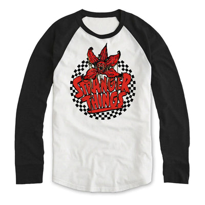 Stranger Things Sweatshirt Checkered Circle Ls