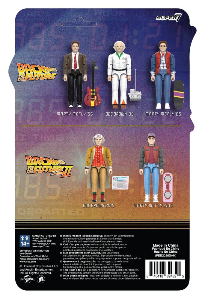Back to the Future ReAction+ Action Figure Wave 02 Marty McFly (2015)