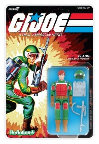 GI Joe ReAction+ Action Figure Wave 07 Flash (Comic) 10 cm - Damaged packaging