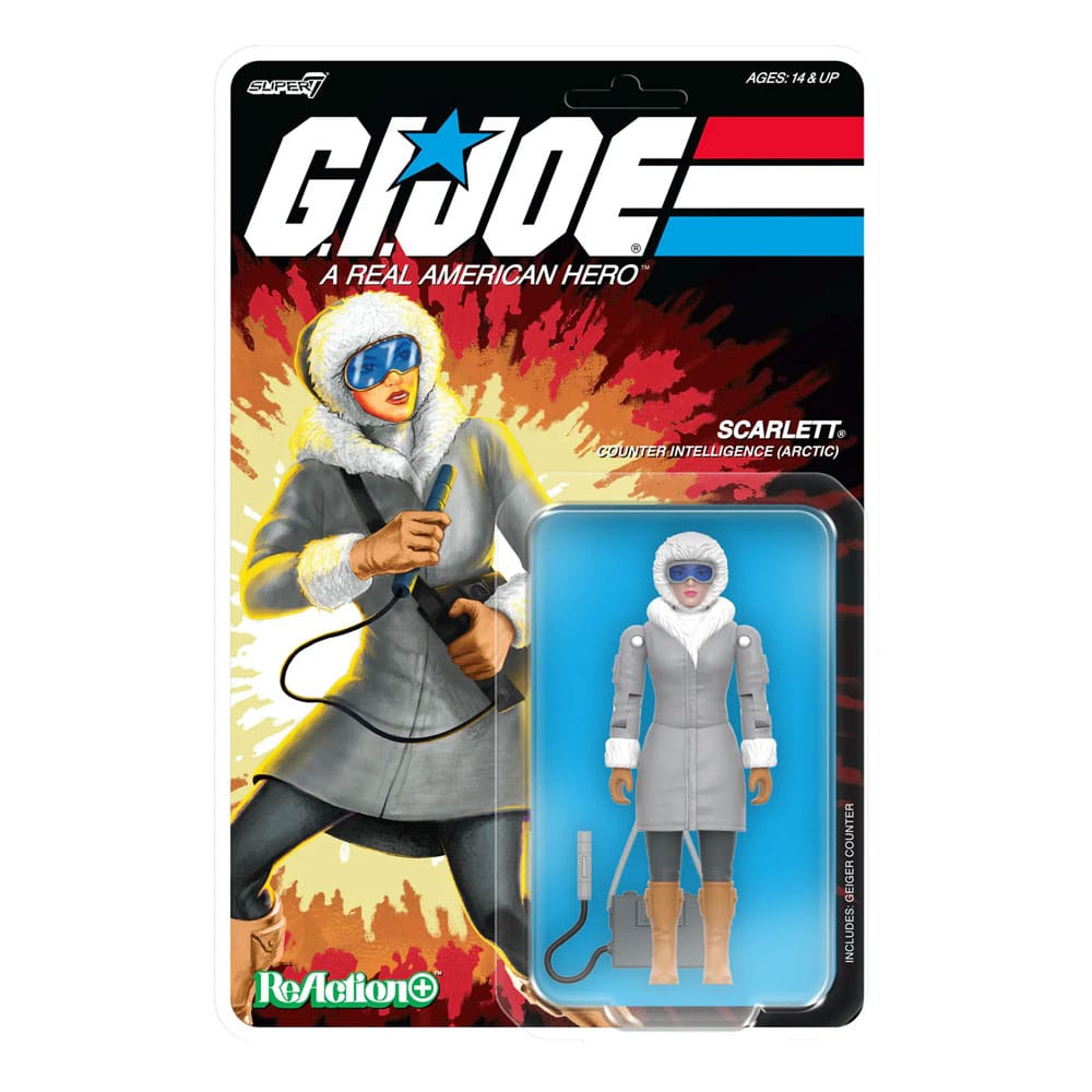 GI Joe ReAction+ Action Figure Wave 06 Arctic Scarlett 10 cm - Damaged packaging