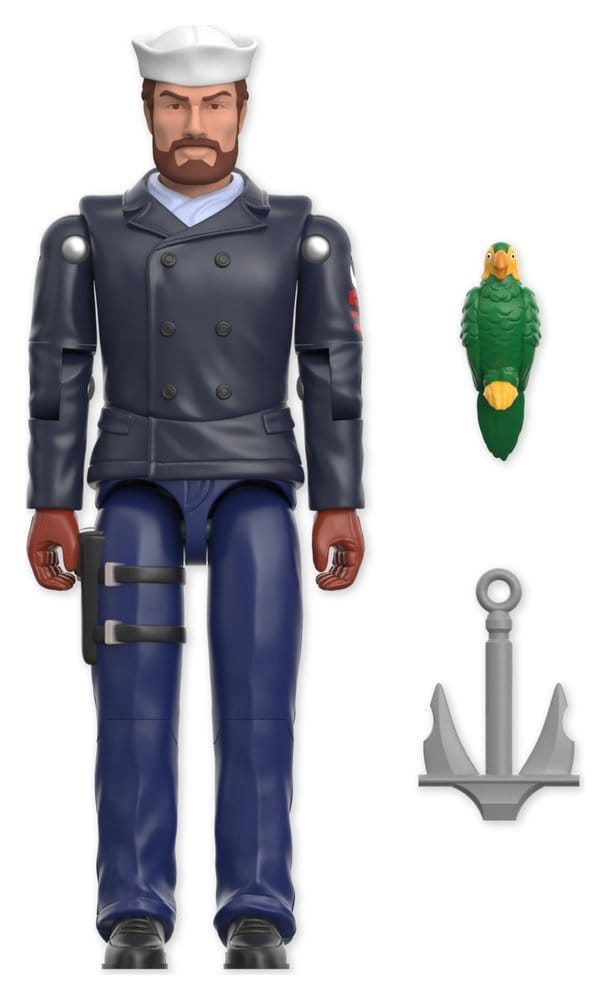 G.I. Joe ReAction+ Action Figure Wave 10 Shipwreck (Peacoat) (Cartoon) 10 cm
