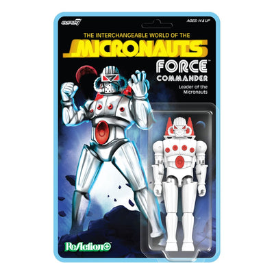 Micronauts ReAction+ Action Figure Force Commander 9 cm