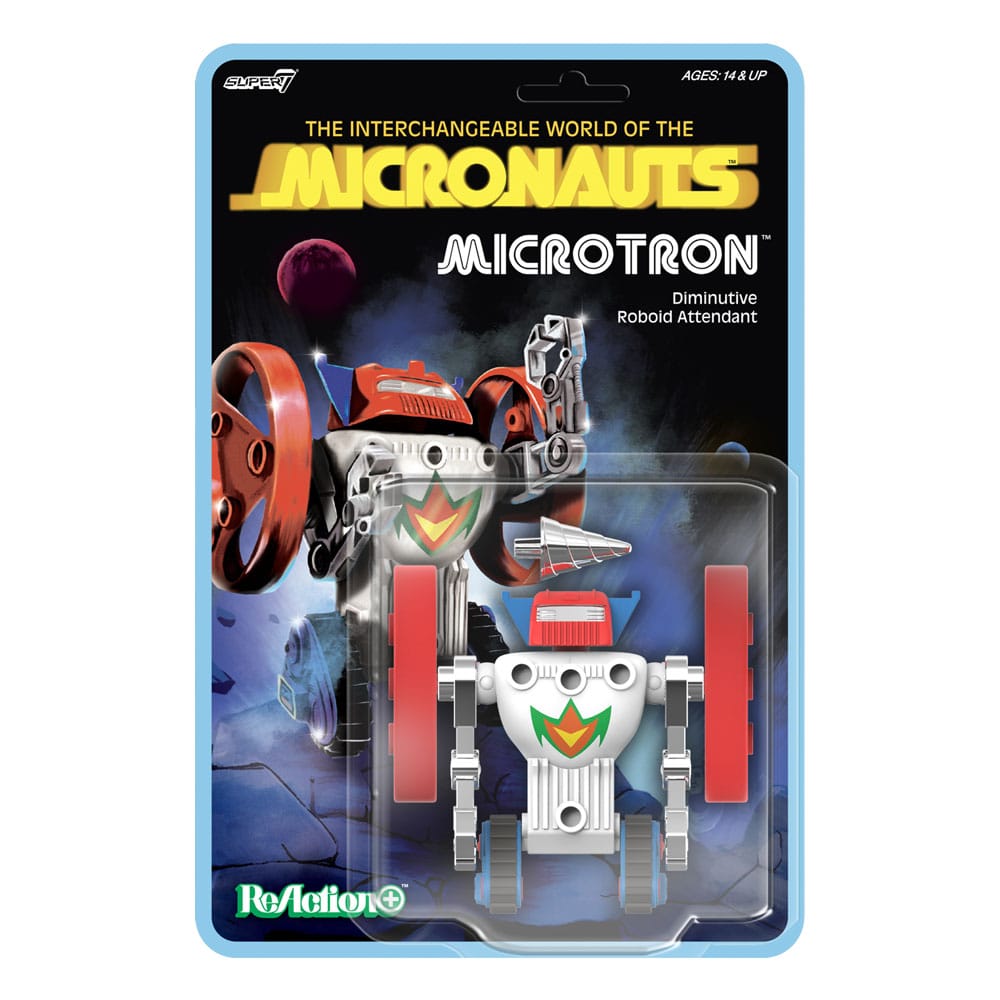 Micronauts ReAction+ Action Figure Microtron 9 cm
