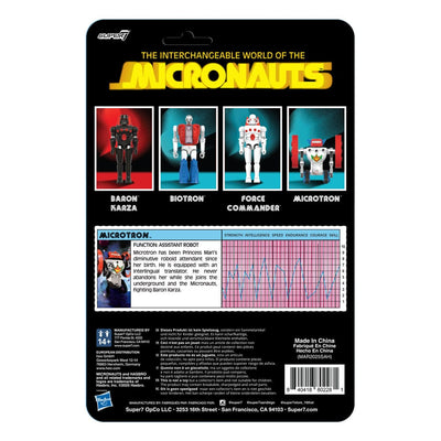 Micronauts ReAction+ Action Figure Microtron 9 cm