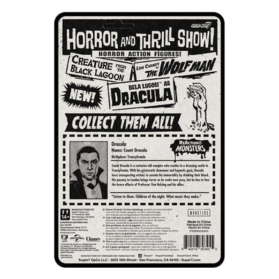 Universal Monsters ReAction+ Action Figure Wave 1 Dracula 10 cm