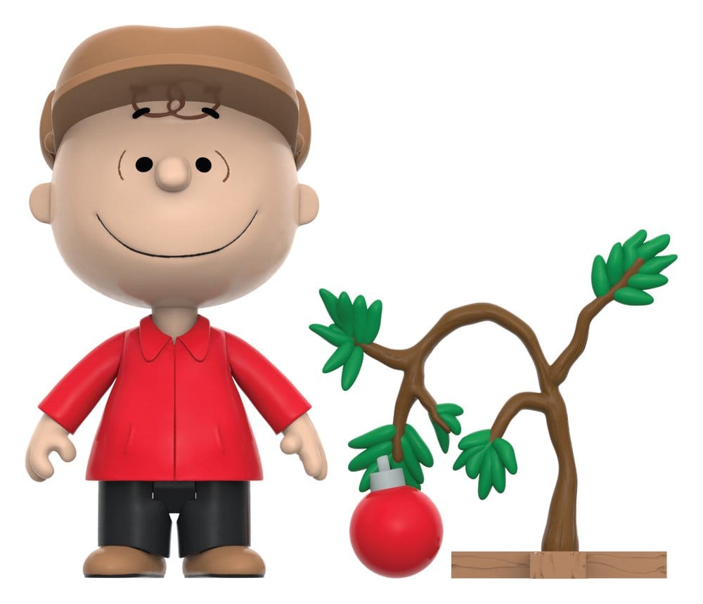 Peanuts ReAction Action Figure Charlie Brown and Sad Tree (Snow Globe Card Back)
