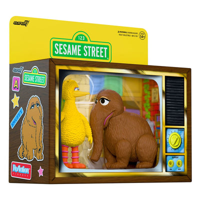 Sesame Street ReAction Action Figures 2-Pack Big Bird and Mr. Snuffleupagus 10 cm