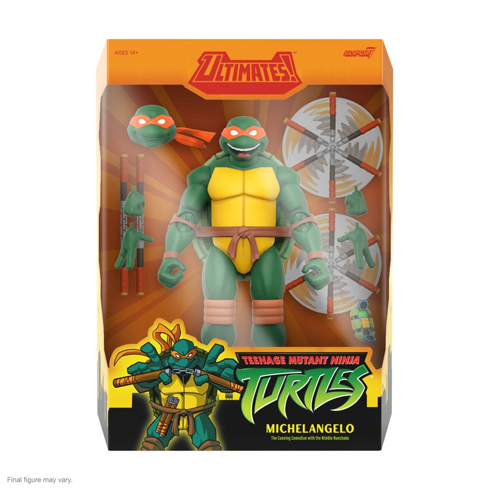 Teenage Mutant Ninja Turtles Ultimates Action Figure Wave 12 Michelangelo 18 cm - Damaged packaging