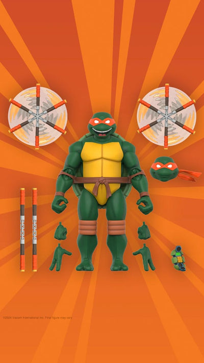 Teenage Mutant Ninja Turtles Ultimates Action Figure Wave 12 Michelangelo 18 cm - Damaged packaging