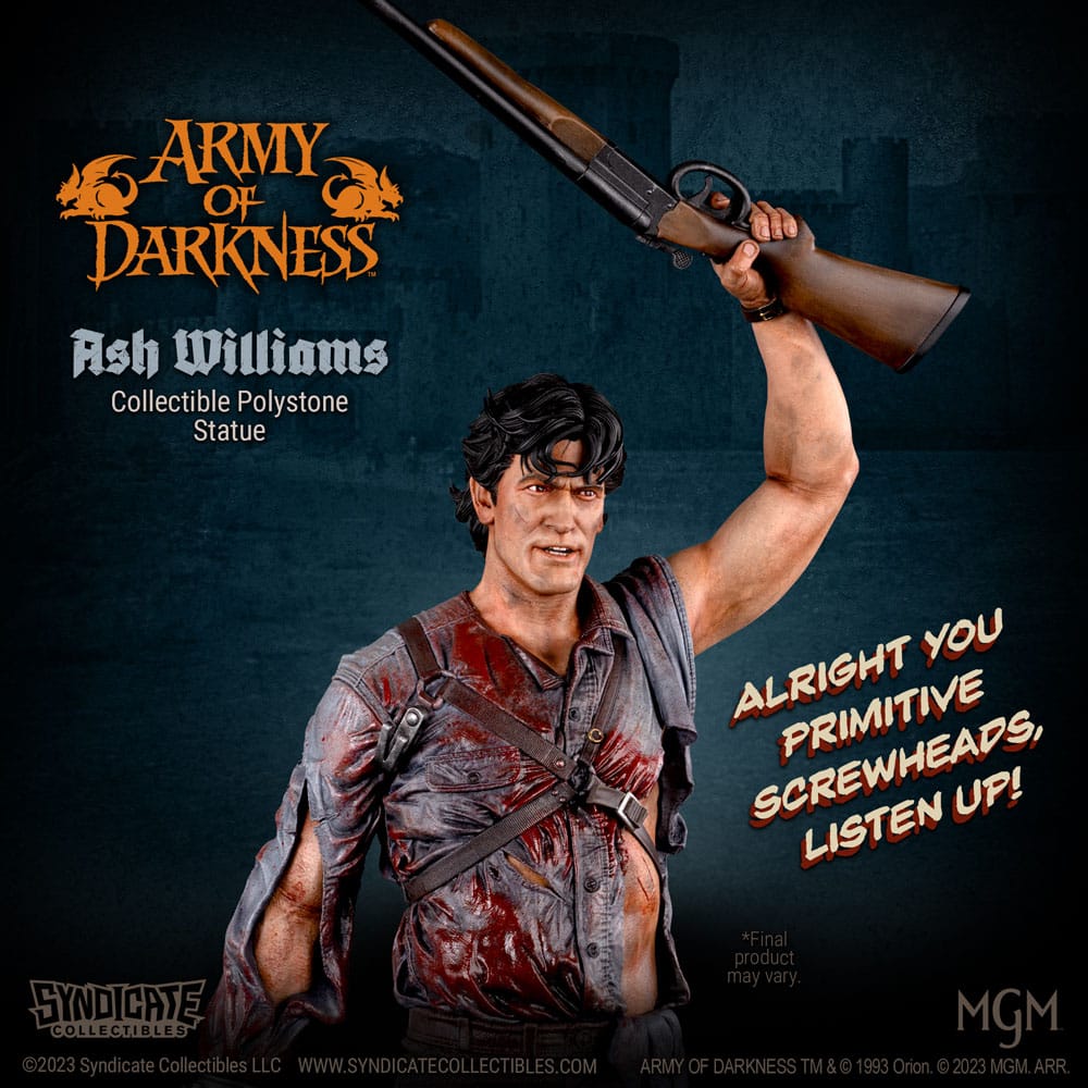 Army of Darkness Statue 1/10 Ash Williams 28 cm - Damaged packaging