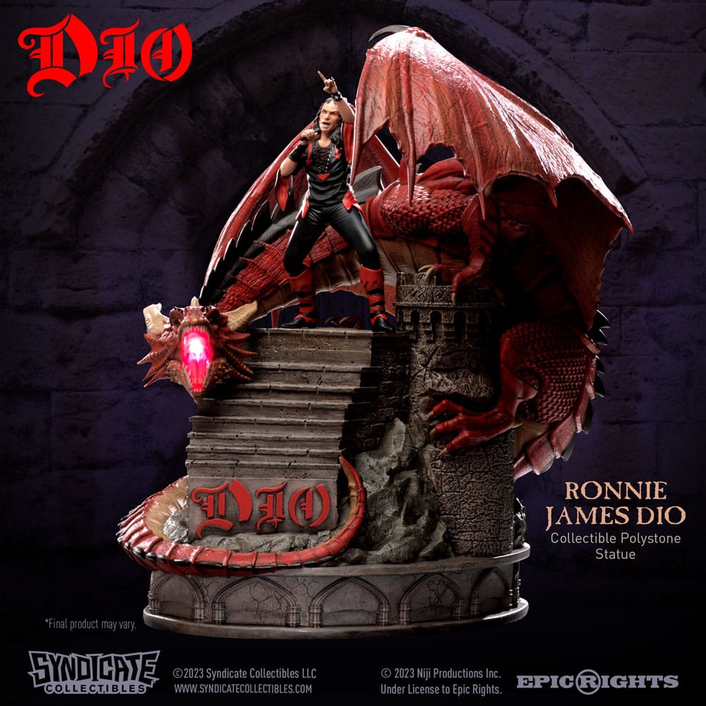 Dio Statue 1/10 Ronnie James Dio 36 cm