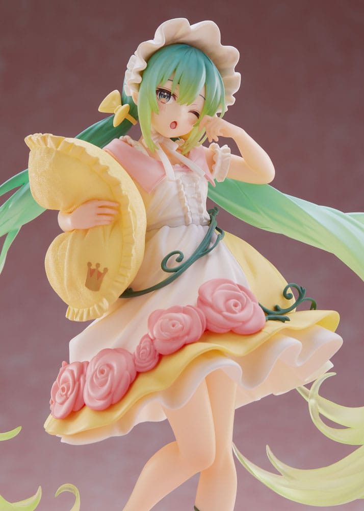 Hatsune Miku PVC Statue Hatsune Miku Wonderland Figure Sleeping Beauty Reissue 18 cm
