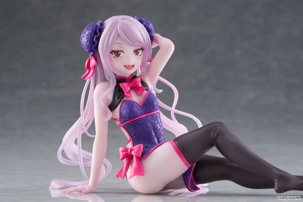 Overlord Desktop Cute PVC Statue Shalltear Chinese Dress Ver. 13 cm - Damaged packaging