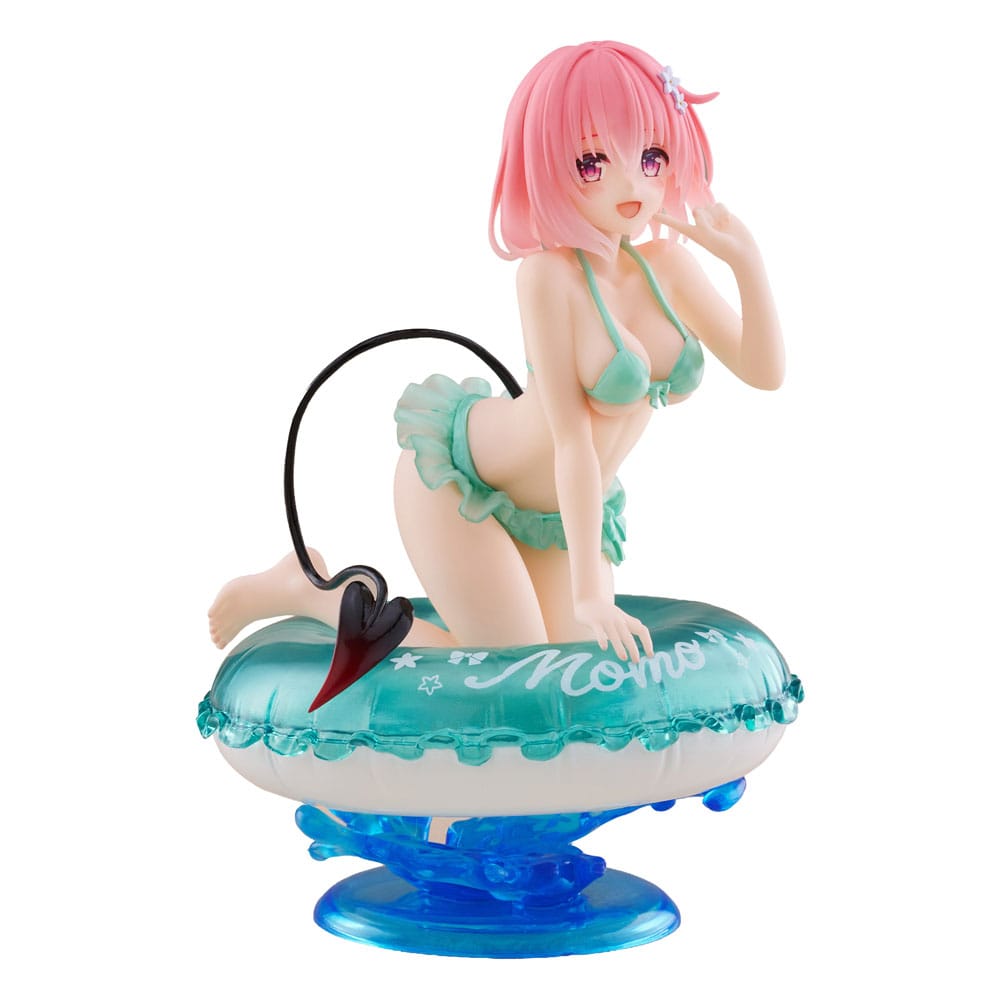 To Love-Ru Darkness PVC Statue Aqua Float Girls Darkness Momo 10 cm - Damaged packaging