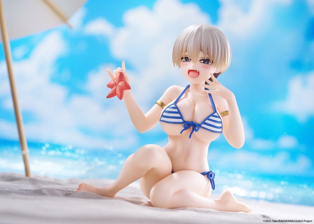 Uzaki-chan Wants to Hang Out! Desktop Cute PVC Figure Hana Uzaki (Swim wear Ver.) 13 cm - Damaged packaging