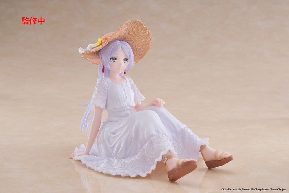Frieren: Beyond Journey's End PVC Statue Desktop Cute Figure Frieren Summer Dress Ver. 13 cm - Damaged packaging
