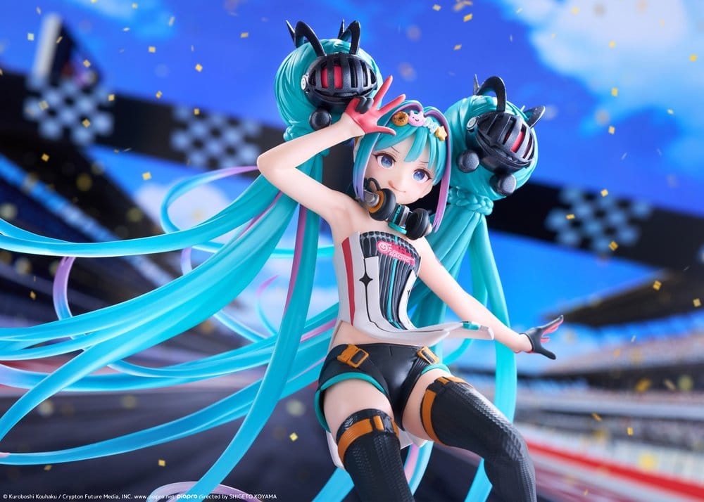 Hatsune Miku Taito Kuji PVC Figure Racing Miku 2026 Ver. Original 18 cm