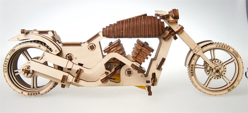 Ugears 3D Wooden Puzzle Bike VM-02