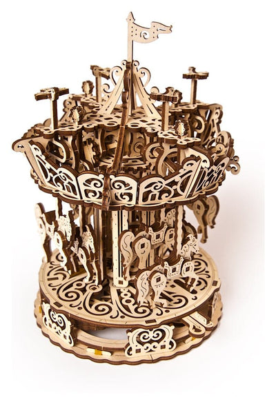 Ugears 3D Wooden Puzzle Carousel