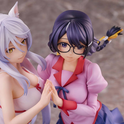 Nekomonogatari Monogatari Series PVC Statues Tsubasa Hanekawa Set (re-run) 19 cm
