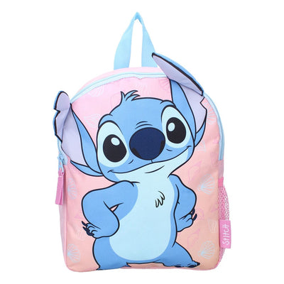 Lilo & Stitch Backpack Fluffy Friends Pink 32 cm