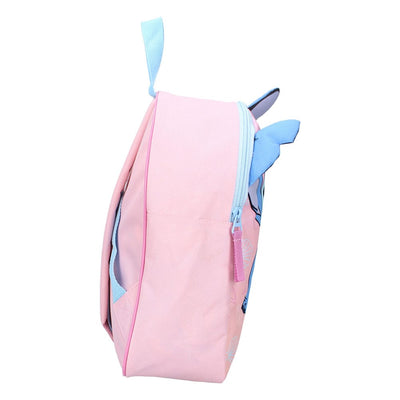 Lilo & Stitch Backpack Fluffy Friends Pink 32 cm