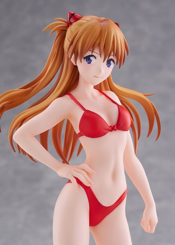 Rebuild of Evangelion Pop Up Parade Beach Queens Asuka Shikinami Langley (Bikini Style) L Size 23 cm