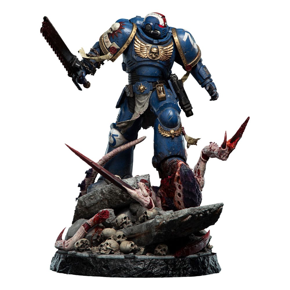 Warhammer 40,000: Space Marine 2 Statue 1/6 Lieutenant Titus Battleline Edition 63 cm - Damaged packaging