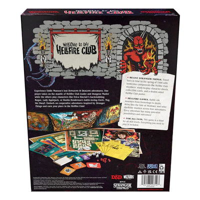 Dungeons & Dragons Board Game Stranger Things: Welcome to the Hellfire Club english
