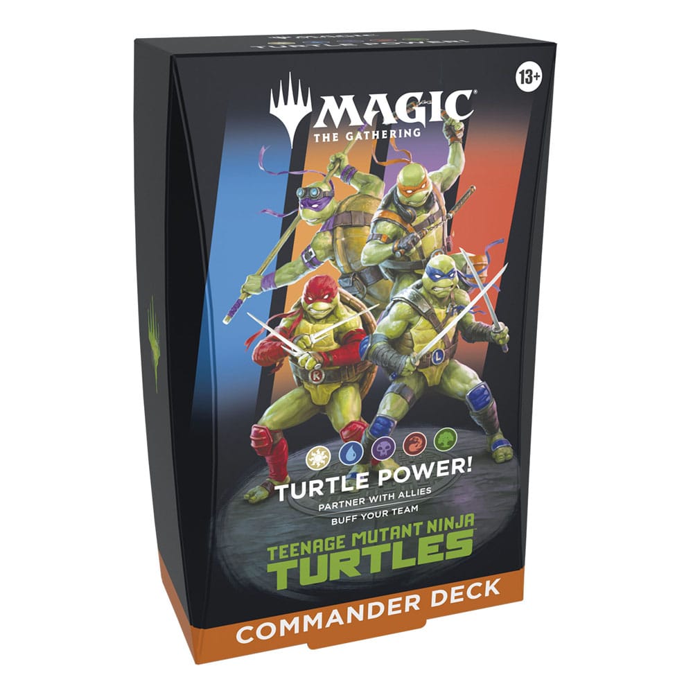 Magic the Gathering Teenage Mutant Ninja Turtles Commander Decks Case (4) english