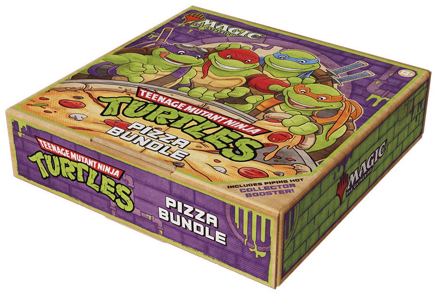 Magic the Gathering Teenage Mutant Ninja Turtles Pizza Bundle english