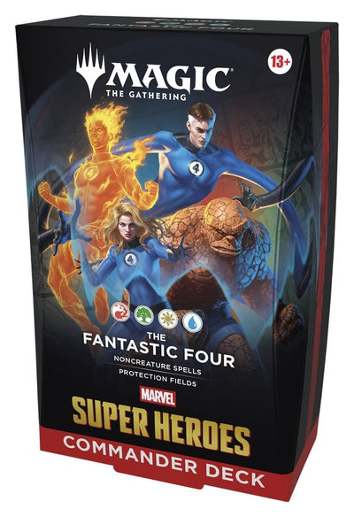 Magic the Gathering Marvel Super Heroes Commander Decks Case (4) english
