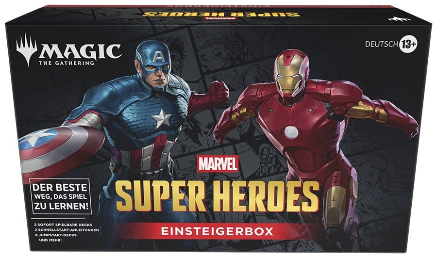 Magic the Gathering Marvel Super Heroes Beginner Box Case (3) german