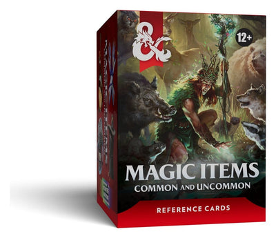 Dungeons & Dragons RPG Reference Cards - Magic Items (Common and Uncommon) *English Version*